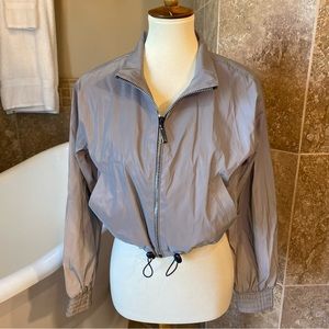 Jou Jou Gray Zip-Up Jacket